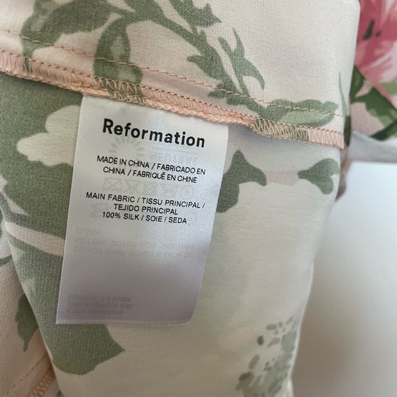 Brand new reformation Frankie Silk Dress - Picture 9 of 13